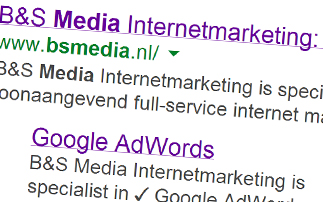 koptekst adwords langer