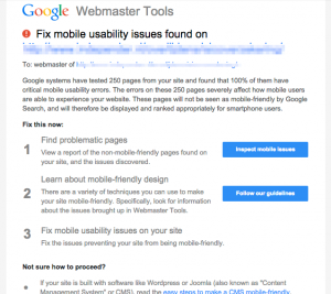 Google webmaster tools