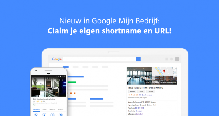 Google Mijn Bedrijf Shortname