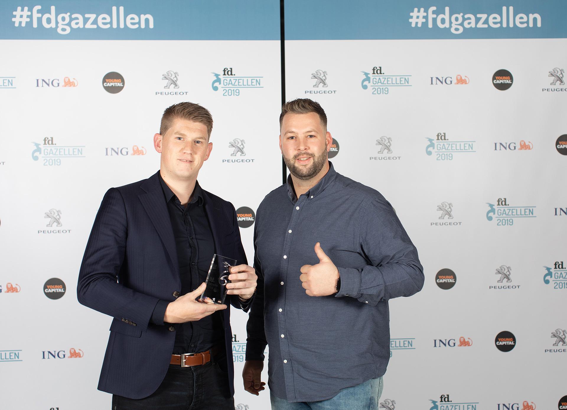 Uitreiking FD Gazellen Award B&S Media