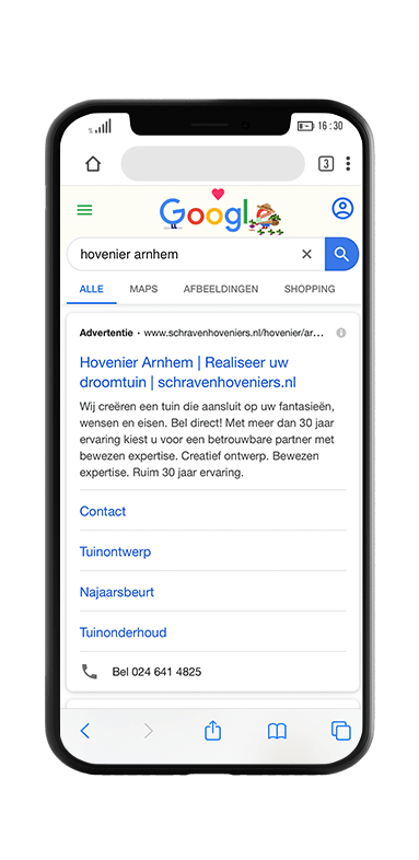 Google Ads Hoveniers