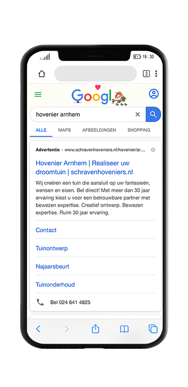 Google Ads Schraven Hoveniers