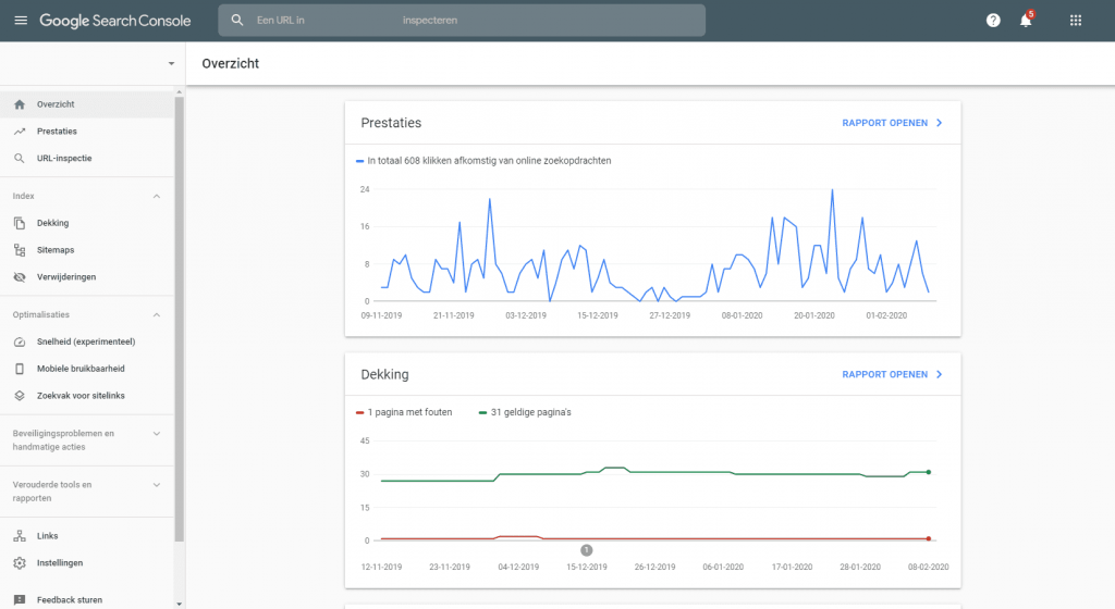 google search console