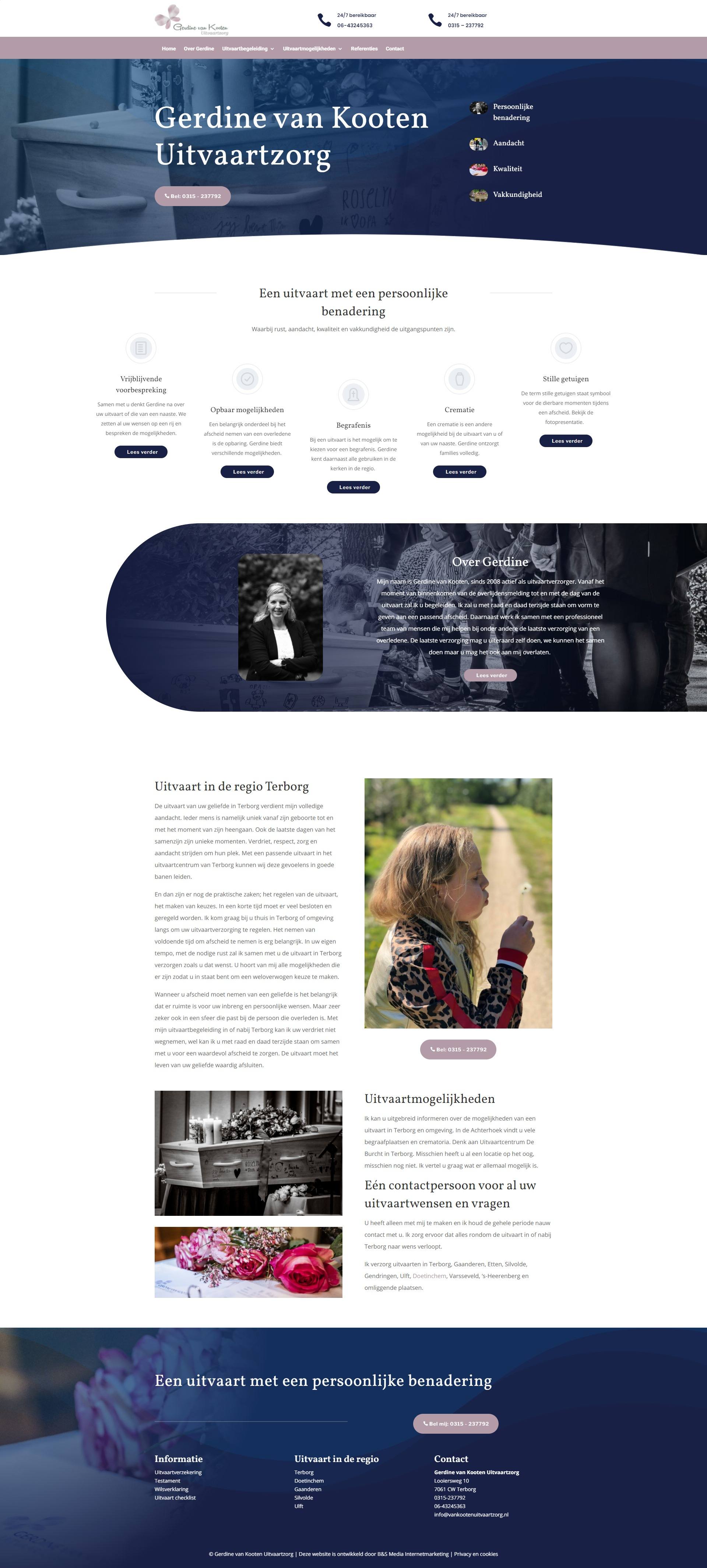 Website Gerdine van Kooten