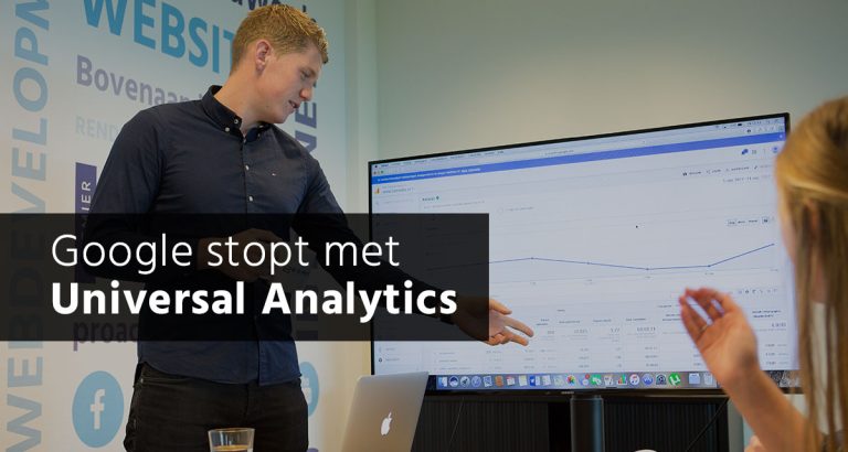 Google stopt met Universal Analytics