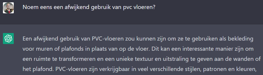Chatgpt Tekst Pvcvloeren BSMedia