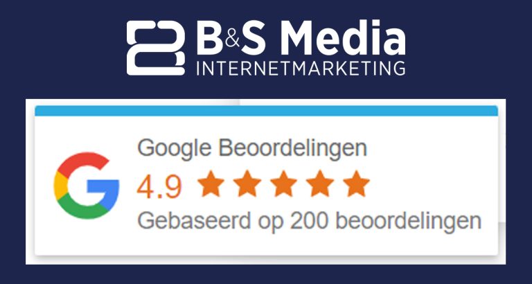 B&S Media ontvangt 200e review op Google