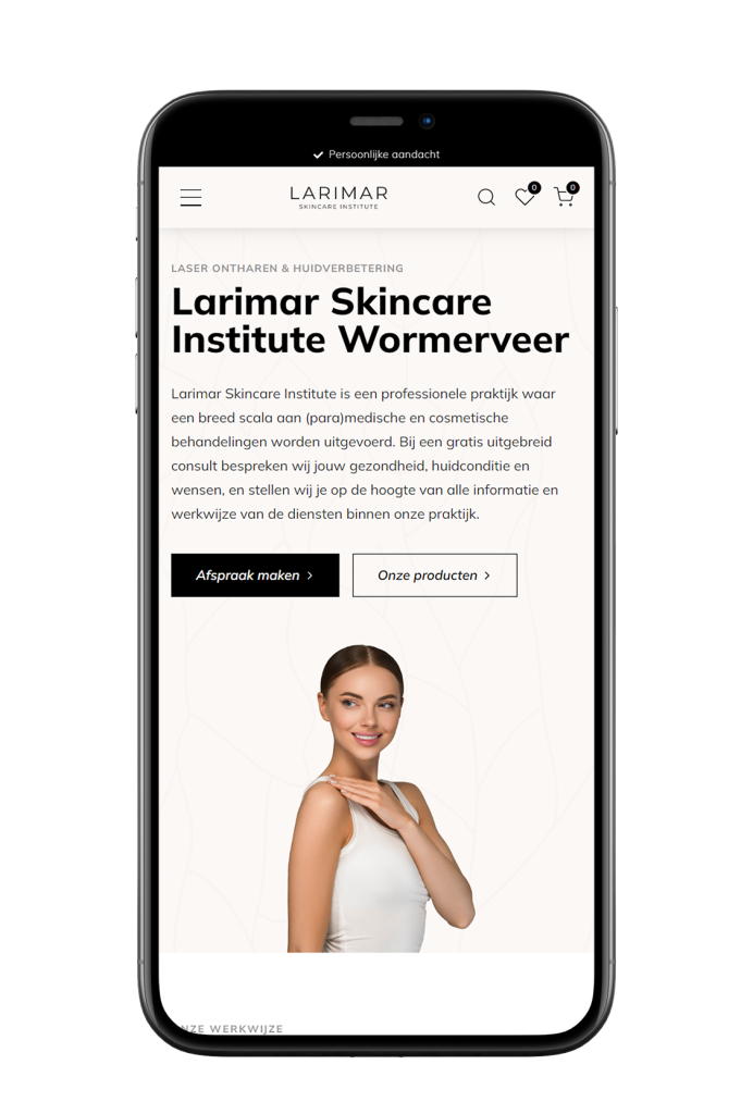 Larimar Skincare - iphone-mockup-portfolio - BS Media IM