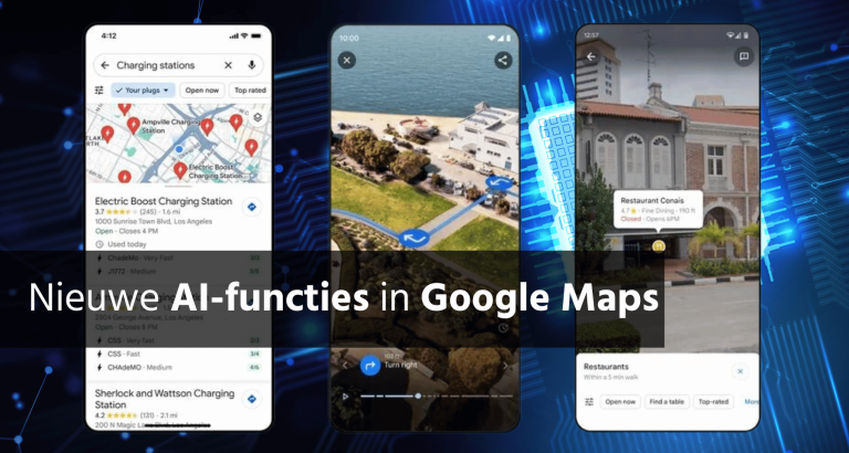 Nieuwe AI Functies In Google Maps B&S Media Internetmarketing Blog