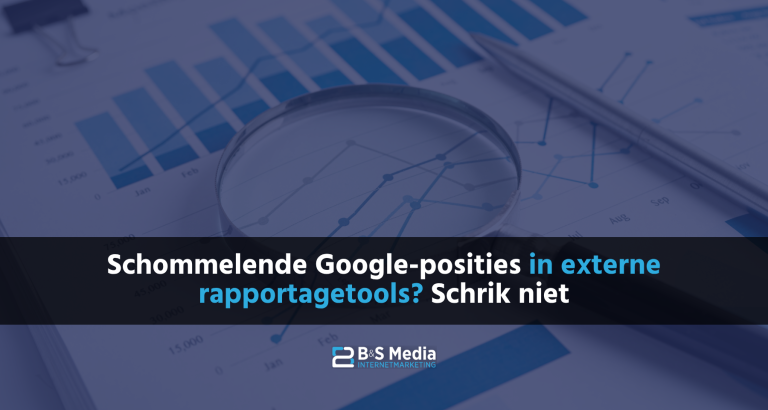 Schommelende Google-posities in externe rapportagetools Schrik niet